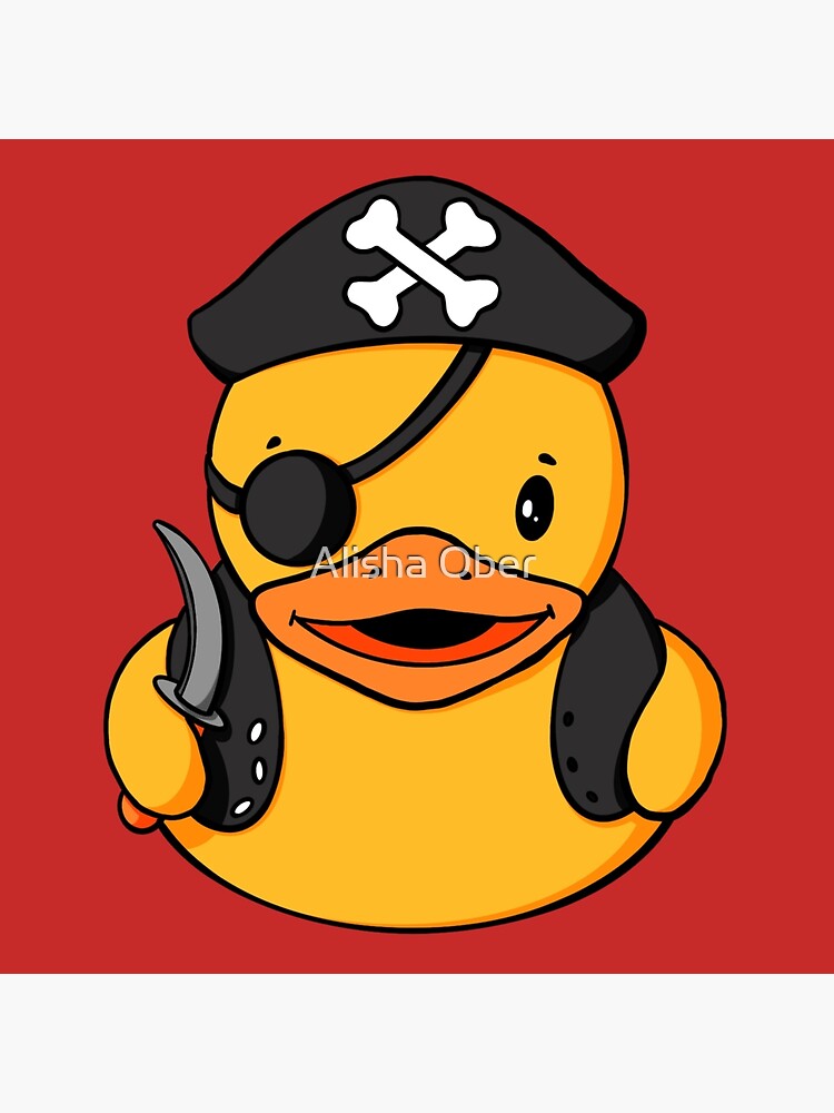 Pirate Rubber Ducky - Pirate Rubber Duck - Posters and Art Prints