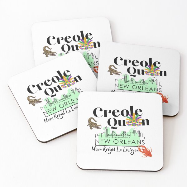 Item preview, Creole Queen New Orleans w Mask Alligator and Crawfish designed and sold by JustaGurli.