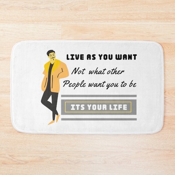 Item preview, Live as you want its your life  designed and sold by John-merou.