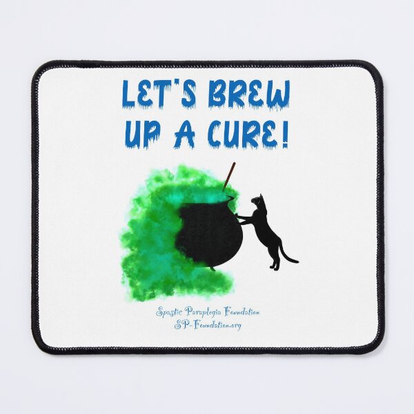 Item preview, “Let’s Brew Up A Cure” for light backgrounds designed and sold by Spastic Paraplegia.