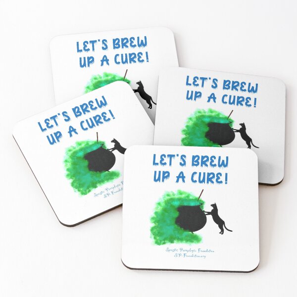 Item preview, “Let’s Brew Up A Cure” for light backgrounds designed and sold by Spastic Paraplegia.