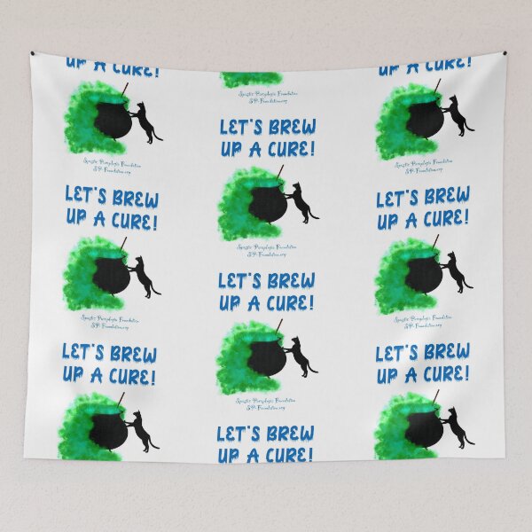 Item preview, “Let’s Brew Up A Cure” for light backgrounds designed and sold by Spastic Paraplegia.