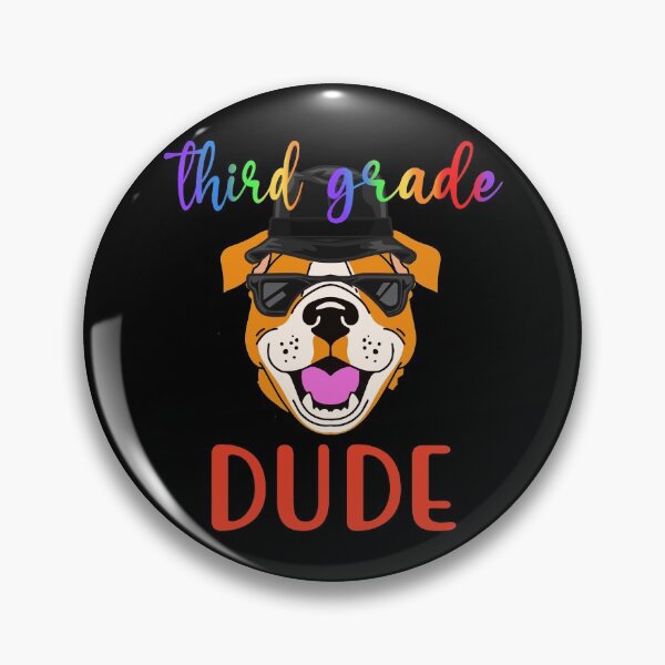 Artikelvorschau, Third Grade Dude Cool Pitbull entworfen und verkauft von Zurickdesigns.
