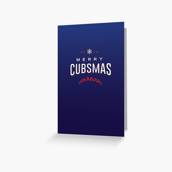 Cubs Hat, Greeting Card (8461A) – Printed Canvas