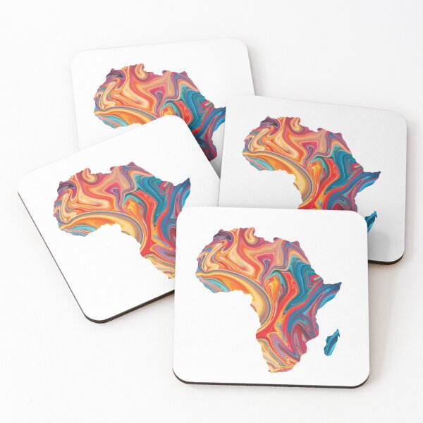 Item preview, Africa Map| Colorful Marble designed and sold by Alarasboy.