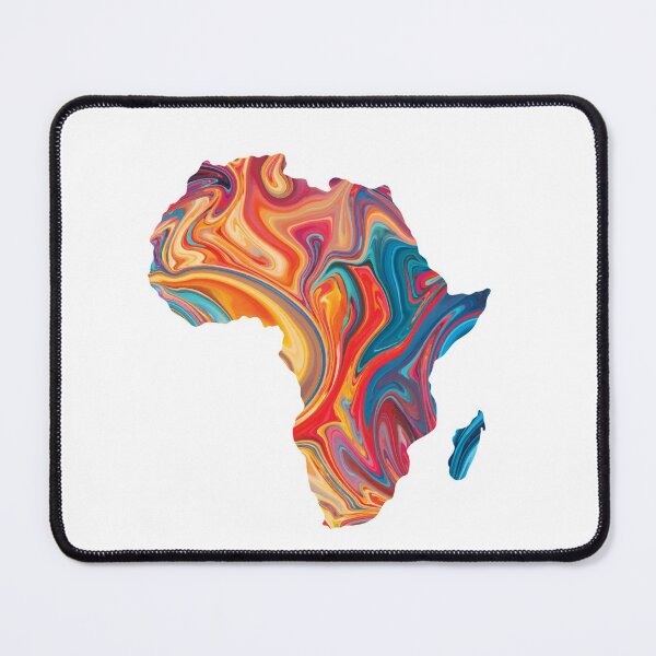 Item preview, Africa Map| Colorful Marble designed and sold by Alarasboy.