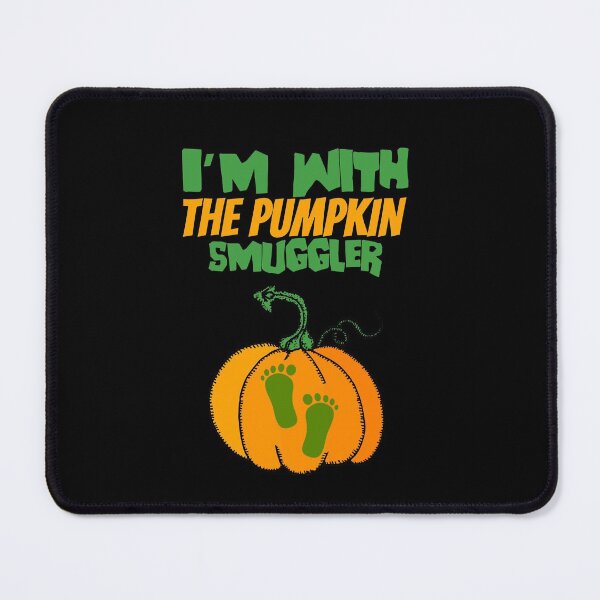 Item preview, I'm With The Pumpkin smuggler funny Halloween Pregnancy gift designed and sold by Nadey.