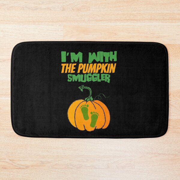 Item preview, I'm With The Pumpkin smuggler funny Halloween Pregnancy gift designed and sold by Nadey.