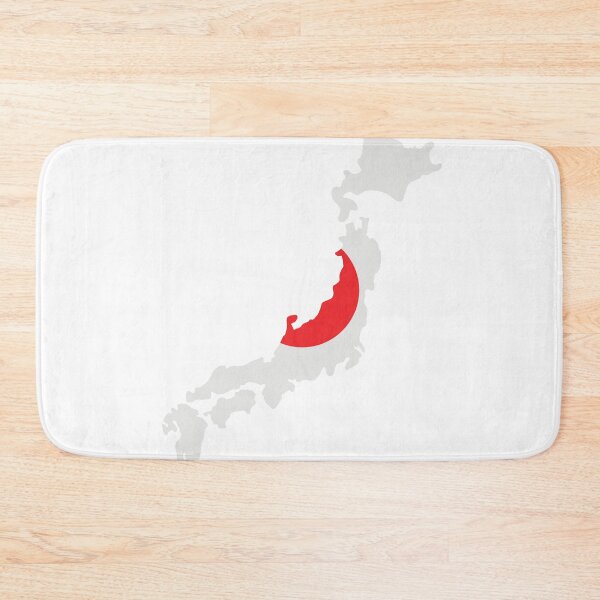 Item preview, Japan Flag Map designed and sold by freedom4life.