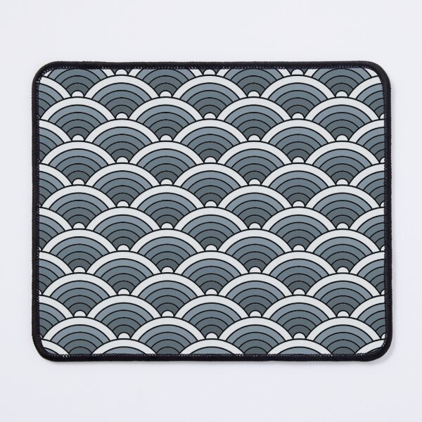 Item preview, Japanese Pattern Wagara Ink And Teal Watercolor designed and sold by ViewerEqualsPhoton.