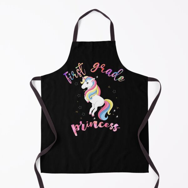 Aperçu de l'œuvre First Grade Princess Pretty Rainbow Unicorn créée et vendue par Zurickdesigns.