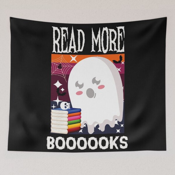 Item preview, Read More Boooooks - Funny Cute Boo Ghost Book Reading Halloween Library Teacher designed and sold by ALITOPRINCE.