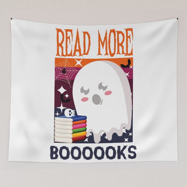 Item preview, Read More Boooooks - Funny Cute Boo Ghost Book Reading Halloween Library Teacher designed and sold by ALITOPRINCE.