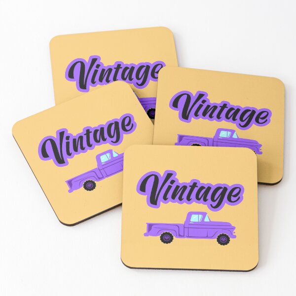Item preview, Vintage Violet Pick Up Truck designed and sold by Marcia Motivos.