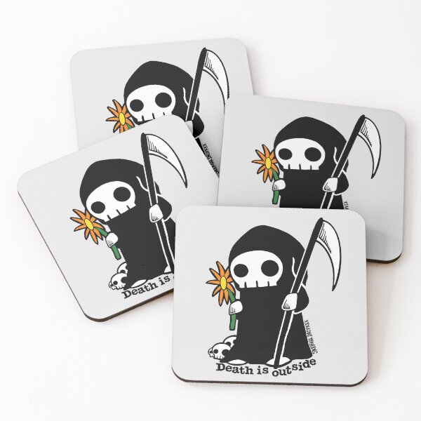 Item preview, Death is Outside designed and sold by skeletaldropkik.