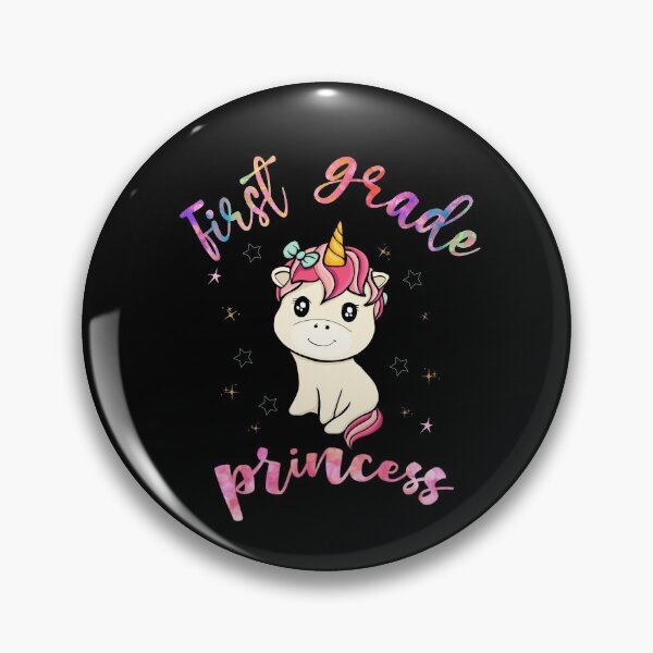 Artikelvorschau, First Grade Princess Cute Kawaii Rainbow Unicorn entworfen und verkauft von Zurickdesigns.