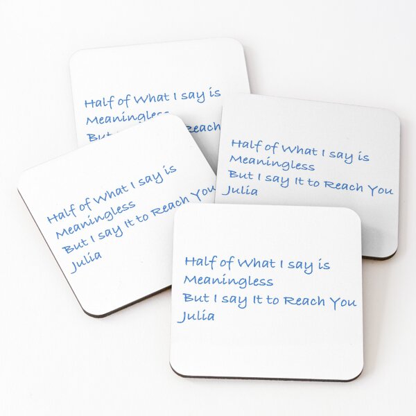 Item preview, Opening lines to Beatles' Julia designed and sold by Jenniferkate72.