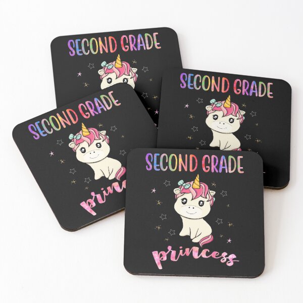 Item preview, Second Grade Princess Cute Kawaii Rainbow Unicorn designed and sold by Zurickdesigns.