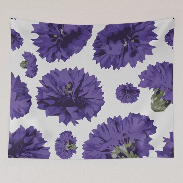Item preview, Blue Cornflowers designed and sold by Honey Myrtle Studio.