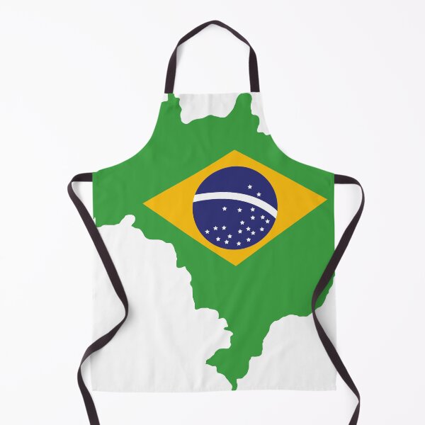 Item preview, Brazil Flag Map designed and sold by freedom4life.