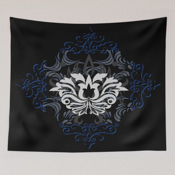 Item preview, Ornate Black, Grey, and Blue Crest designed and sold by jcad216.