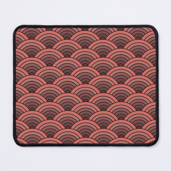 Item preview, Red Traditional Seigaiha Japanese Pattern Wagara designed and sold by ViewerEqualsPhoton.
