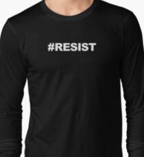 RESIST Hashtag Shirt Long Sleeve T-Shirt