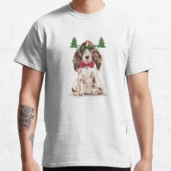 cocker spaniel christmas t shirt