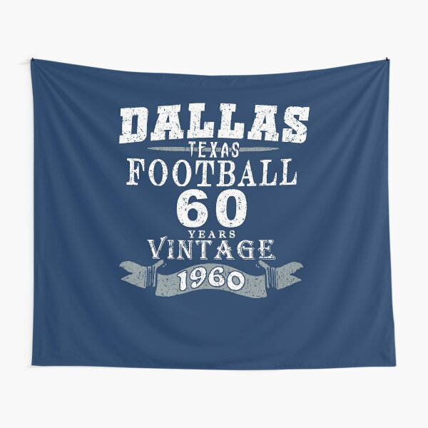 Dallas Cowboys 60th Anniversary Banner T-Shirt - Navy