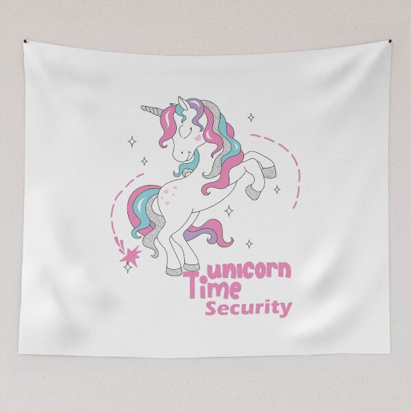 Item preview, unicorn Time Security Kids T-shirt designed and sold by QueenT-shirt.