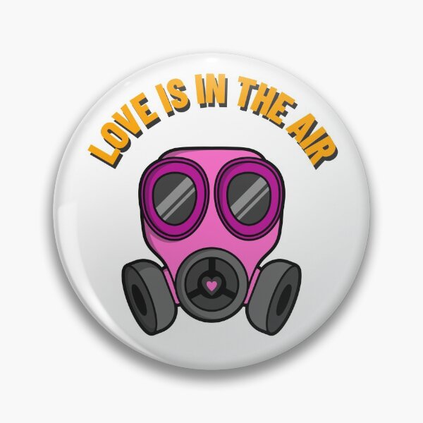 Item preview, Love is in the Air Gas Mask Funny Design designed and sold by Rell1970.