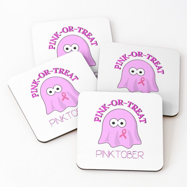 Item preview, Cute funny Pink breast cancer awareness cute October Halloween ghost  designed and sold by Tim Dunaway.