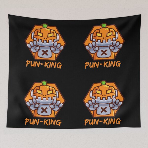 Item preview, PunKing Is Here-Spooky Halloween Pumpkin Night-Funny Scary Halloween designed and sold by Red-ElYoubi.