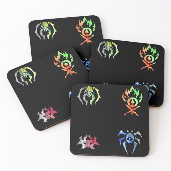 Item preview, MTG Ravnica Guild Sticker Pack 1 - Dimir Golgari Gruul Rakdos designed and sold by GingerCatGifts.