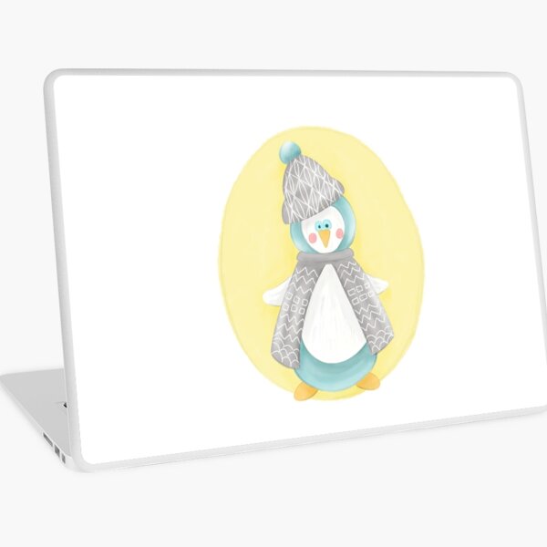 Pinguin. Winter. Weihnachten. Laptop Folie