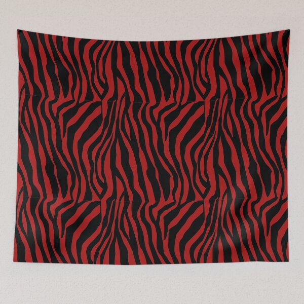 Item preview, Red zebra pattern designed and sold by damndiamond.