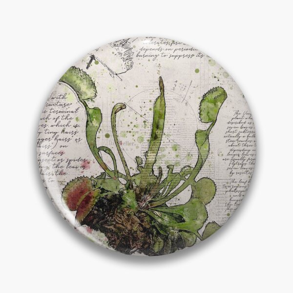 Item preview, Venus Flytrap Botanical Poster designed and sold by Elvenwings.
