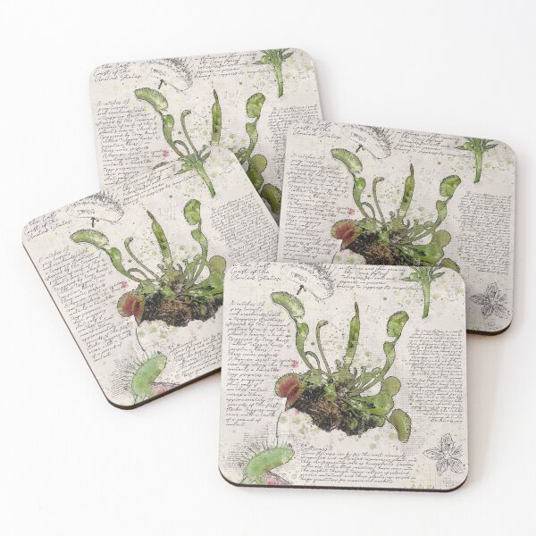 Item preview, Venus Flytrap Botanical Poster designed and sold by Elvenwings.