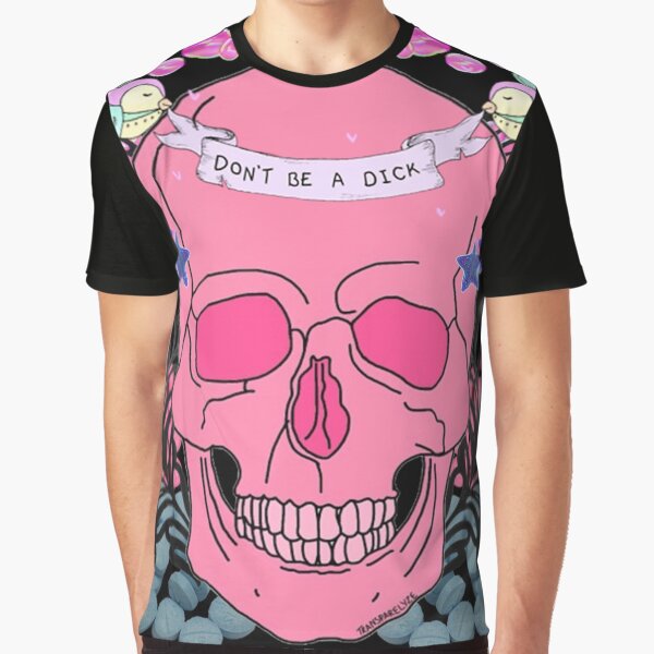 Borby Norton - Pink Scary Skeleton AES Graphic T-Shirt