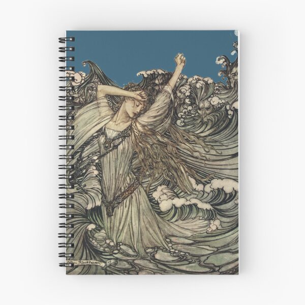 Item preview, Undine in the Danube Fairy Tale Illustration  designed and sold by TheWitchsWolf.