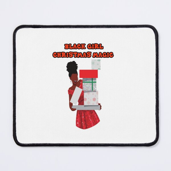 Item preview, BLACK GIRL CHRISTMAS MAGIC STICKER designed and sold by DiscoVibes.