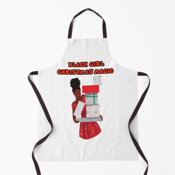 Item preview, BLACK GIRL CHRISTMAS MAGIC STICKER designed and sold by DiscoVibes.