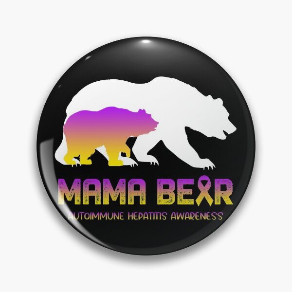 Item preview, Autoimmune Hepatitis Awareness Mama Bear Support Autoimmune Hepatitis designed and sold by Victormoratalla.