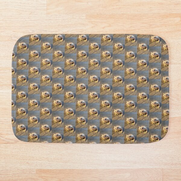 Golden Frog Bath Mat