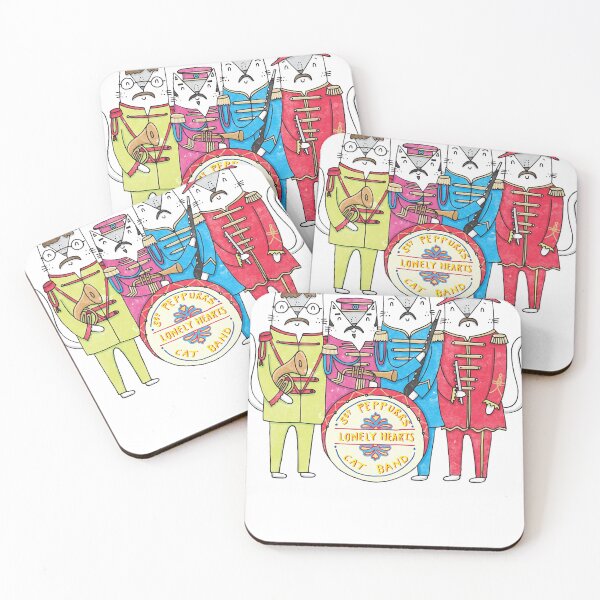 Item preview, SGT Peppurr&x27;s Lonely Hearts Cats Band Classic designed and sold by Decristoforo.