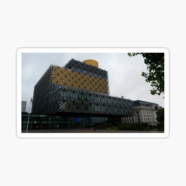 Birmingham Libary Building Sticker