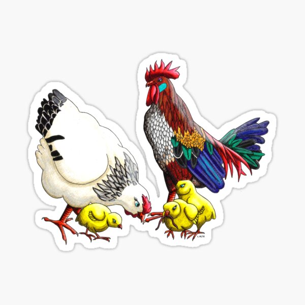 Chickens Sticker