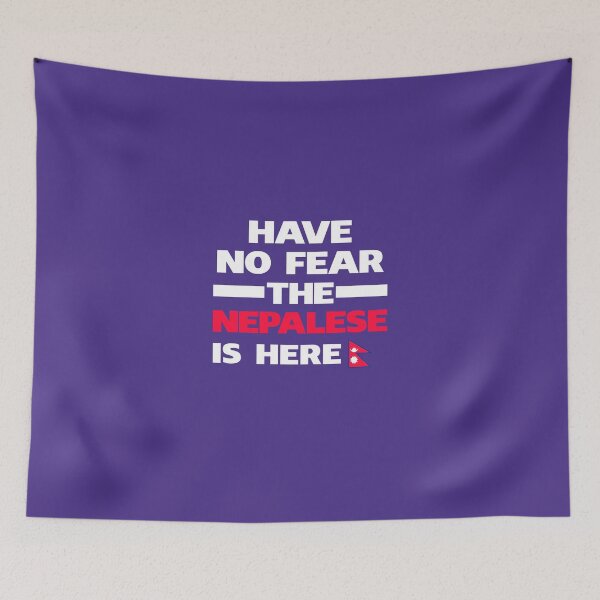 Item preview, No Fear Nepalese Is Here Nepal Pride designed and sold by AlwaysAwesome.