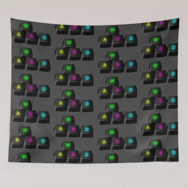Item preview, WASD LED Keys designed and sold by Matt Malloy.