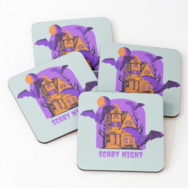 Item preview, A Scary Night-Spooky Halloween Pumpkin Night-Funny Scary Halloween designed and sold by Red-ElYoubi.